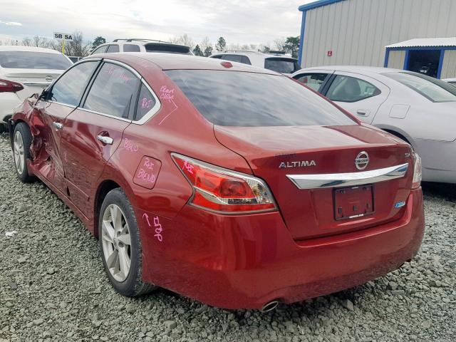 1N4AL3AP8EC285258 - 2014 NISSAN ALTIMA 2.5 BURGUNDY photo 3