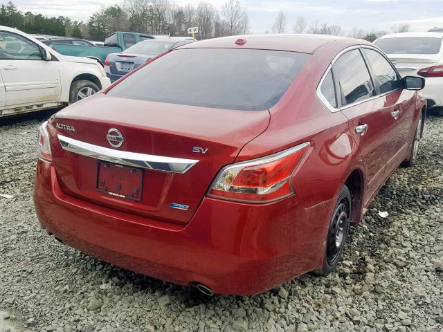 1N4AL3AP8EC285258 - 2014 NISSAN ALTIMA 2.5 BURGUNDY photo 4