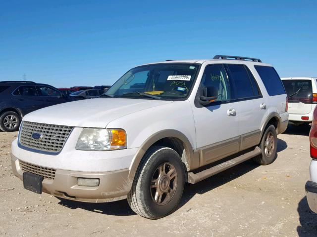 1FMPU17505LA03122 - 2005 FORD EXPEDITION WHITE photo 2