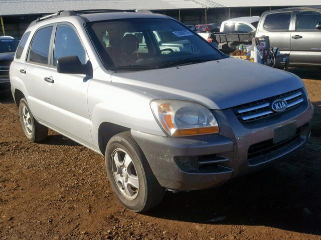 KNDJF724X77448565 - 2007 KIA SPORTAGE L ვერცხლისფერი ფოტო 1