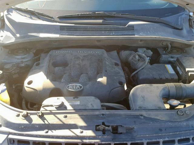 KNDJF724X77448565 - 2007 KIA SPORTAGE L ვერცხლისფერი ფოტო 7