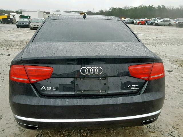 WAUR2AFD4EN003864 - 2014 AUDI A8 L QUATT BLACK photo 9