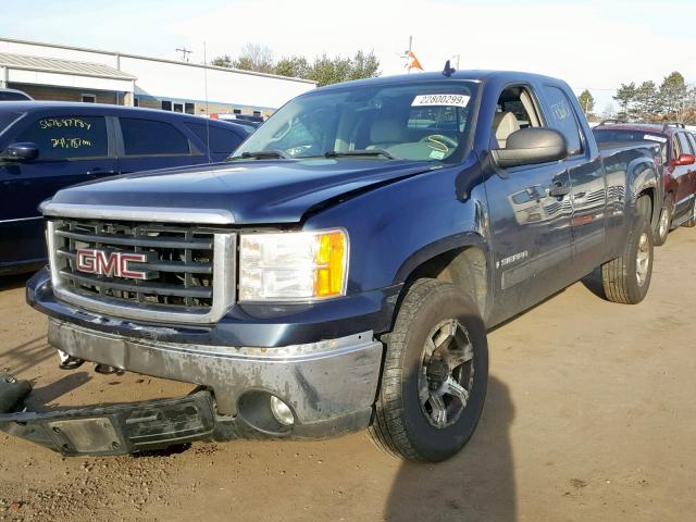 2GTEK19J671727627 - 2007 GMC NEW SIERRA BLUE photo 2