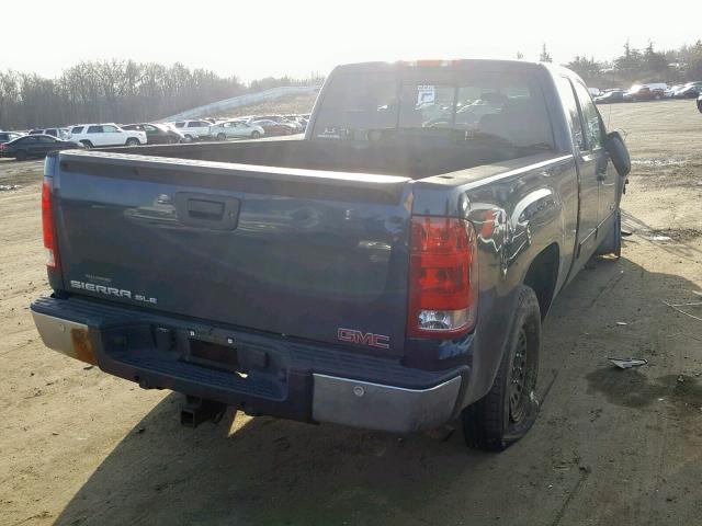 2GTEK19J671727627 - 2007 GMC NEW SIERRA BLUE photo 4