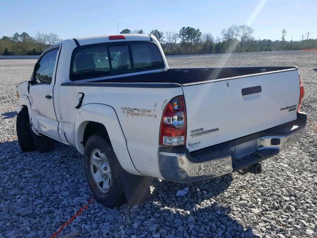 5TENX62N58Z534524 - 2008 TOYOTA TACOMA PRE WHITE photo 3