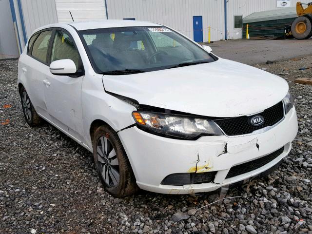 KNAFU5A23D5743995 - 2013 KIA FORTE EX WHITE photo 1