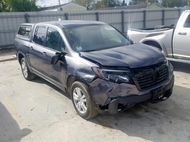 5FPYK3F23HB004717 - 2017 HONDA RIDGELINE GRAY photo 1