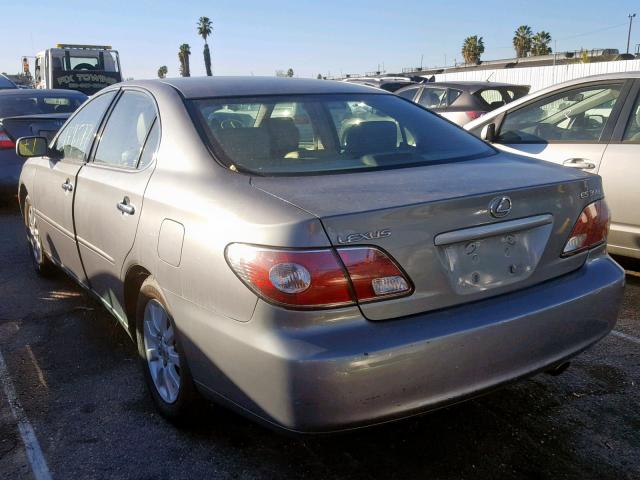 JTHBF30G120010270 - 2002 LEXUS ES 300 GRAY photo 3