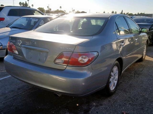 JTHBF30G120010270 - 2002 LEXUS ES 300 GRAY photo 4