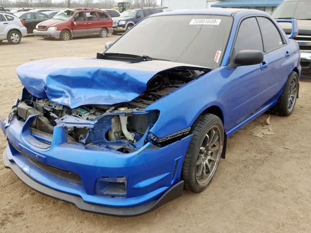 JF1GD79646G511753 - 2006 SUBARU IMPREZA WR BLUE photo 2