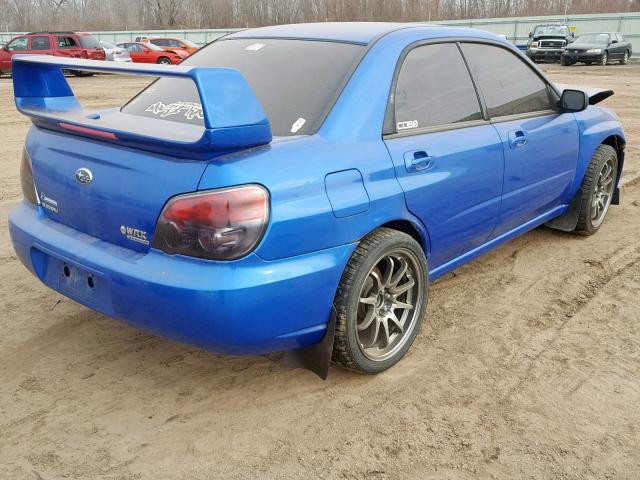 JF1GD79646G511753 - 2006 SUBARU IMPREZA WR BLUE photo 4