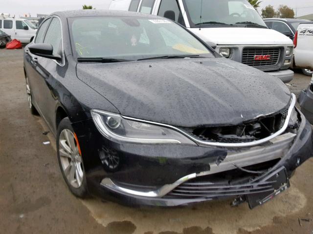 1C3CCCAB4GN114784 - 2016 CHRYSLER 200 LIMITE BLACK photo 1