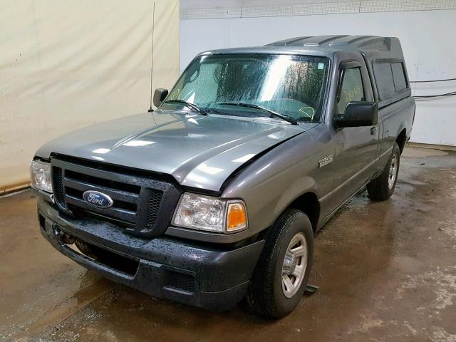 1FTYR10D07PA89734 - 2007 FORD RANGER GRAY photo 2