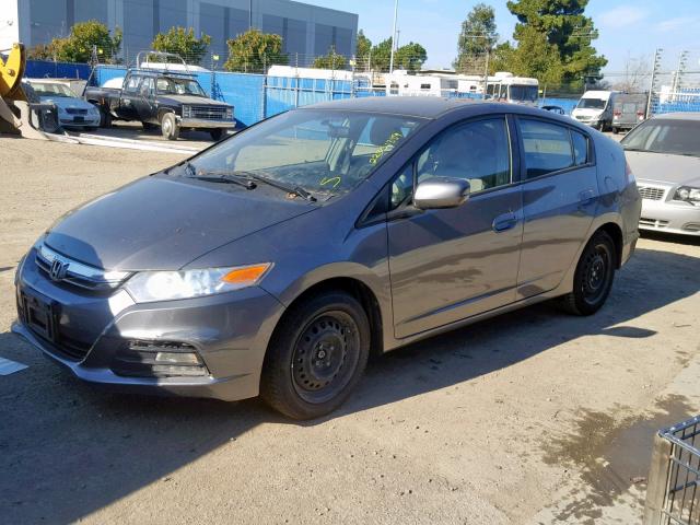 JHMZE2H31CS000339 - 2012 HONDA INSIGHT GRAY photo 2