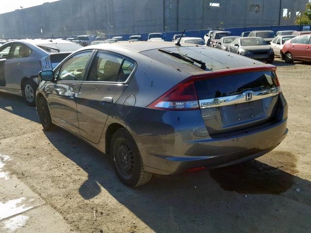 JHMZE2H31CS000339 - 2012 HONDA INSIGHT GRAY photo 3