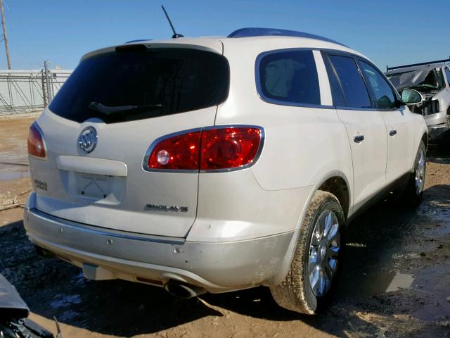 5GAKRDED2CJ225344 - 2012 BUICK ENCLAVE WHITE photo 4