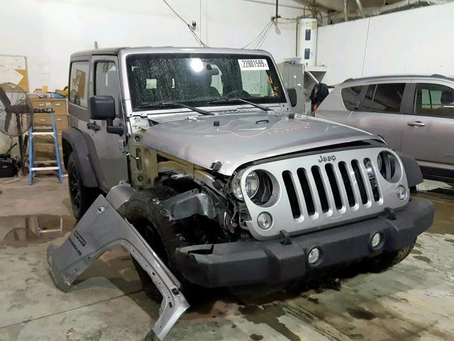 1C4AJWAG4HL737583 - 2017 JEEP WRANGLER S SILVER photo 1