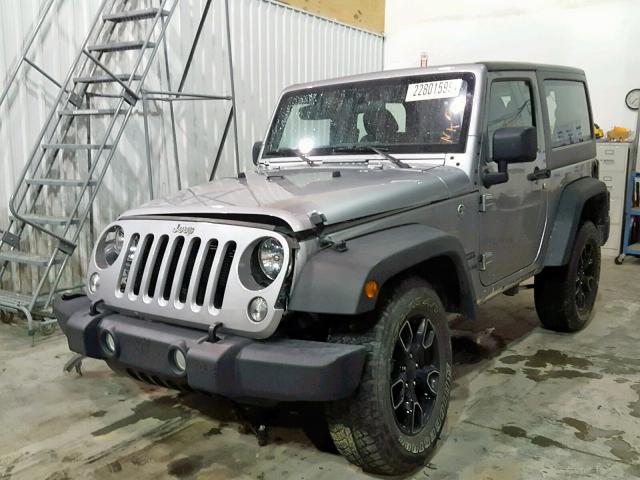 1C4AJWAG4HL737583 - 2017 JEEP WRANGLER S SILVER photo 2