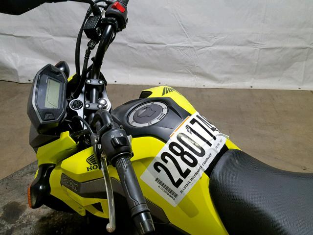 MLHJC7515J5003869 - 2018 HONDA GROM YELLOW photo 5