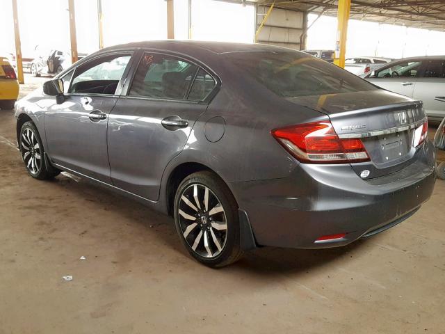 19XFB2F89EE024437 - 2014 HONDA CIVIC EX ნაცრისფერი ფოტო 3