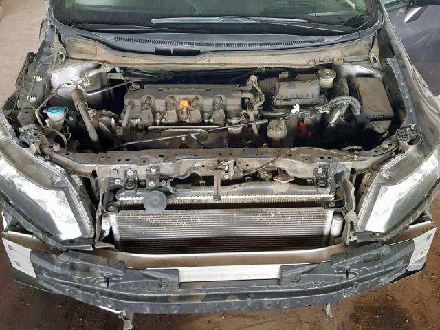 19XFB2F89EE024437 - 2014 HONDA CIVIC EX ნაცრისფერი ფოტო 7