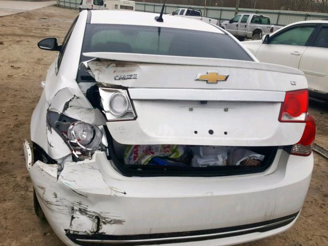 1G1PC5SB0E7231814 - 2014 CHEVROLET CRUZE LT WHITE photo 9