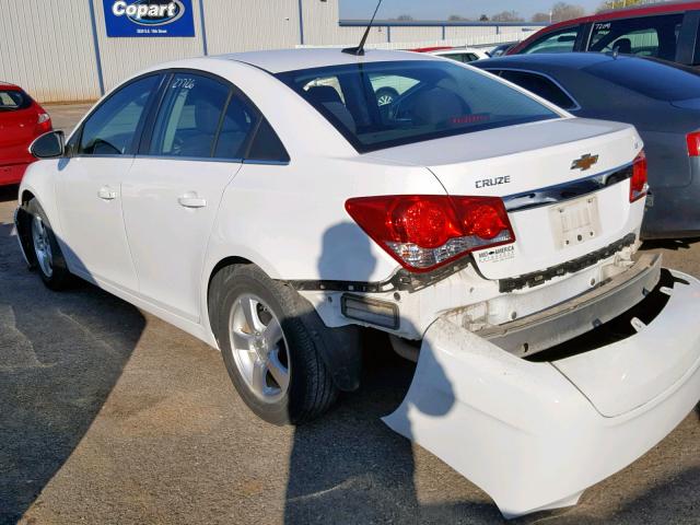 1G1PC5SB6E7360334 - 2014 CHEVROLET CRUZE LT WHITE photo 3