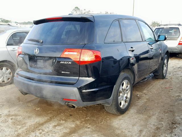 2HNYD28238H504245 - 2008 ACURA MDX BLACK photo 4