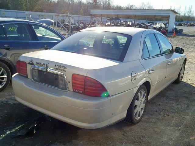 1LNHM87A82Y675874 - 2002 LINCOLN LS CREAM photo 4