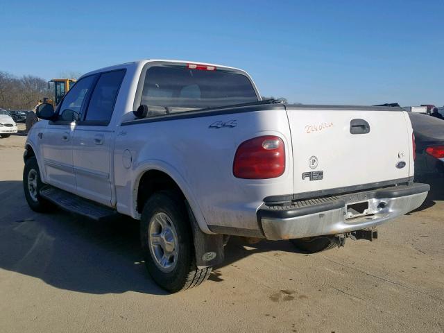 1FTRW08L71KE93170 - 2001 FORD F150 SUPER WHITE photo 3