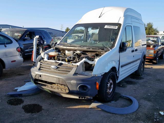 NM0LS6AN8DT167468 - 2013 FORD TRANSIT CO WHITE photo 2