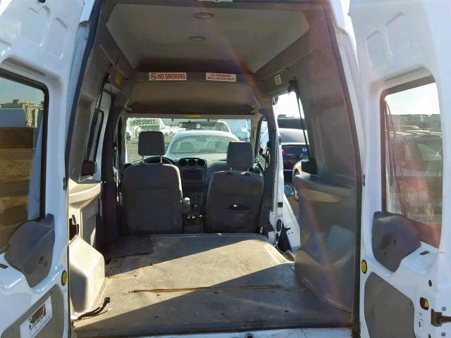 NM0LS6AN8DT167468 - 2013 FORD TRANSIT CO WHITE photo 6