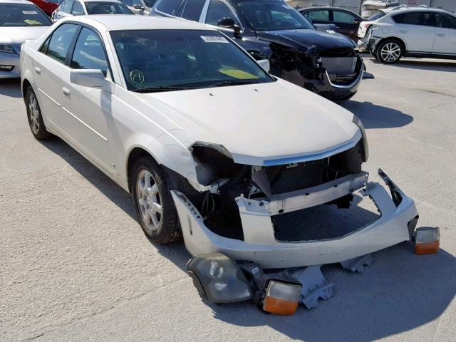 1G6DM57T270111486 - 2007 CADILLAC CTS WHITE photo 1