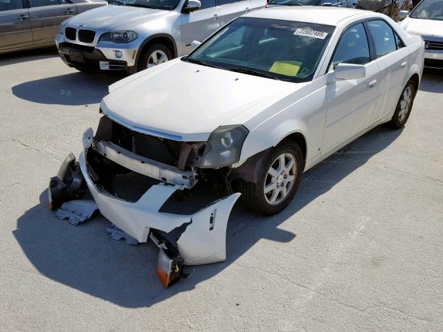 1G6DM57T270111486 - 2007 CADILLAC CTS WHITE photo 2