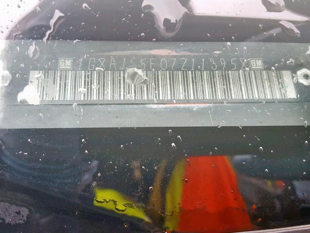 1G8AJ55F07Z113958 - 2007 SATURN ION LEVEL MAROON photo 10