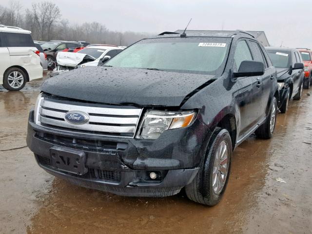 2FMDK48C77BA79320 - 2007 FORD EDGE SEL BLACK photo 2