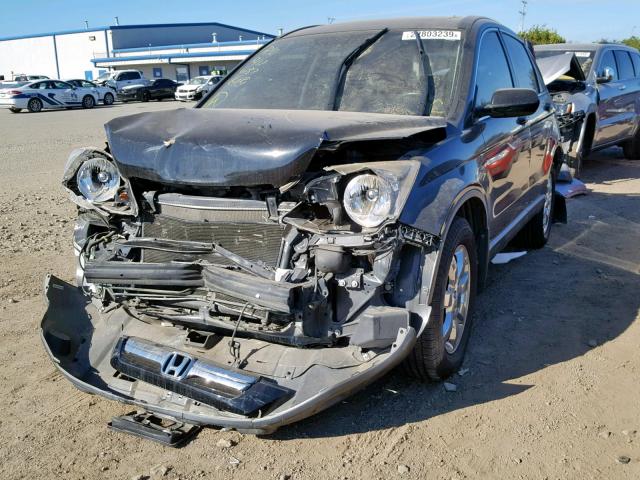 JHLRE38779C011295 - 2009 HONDA CR-V EXL BLACK photo 2