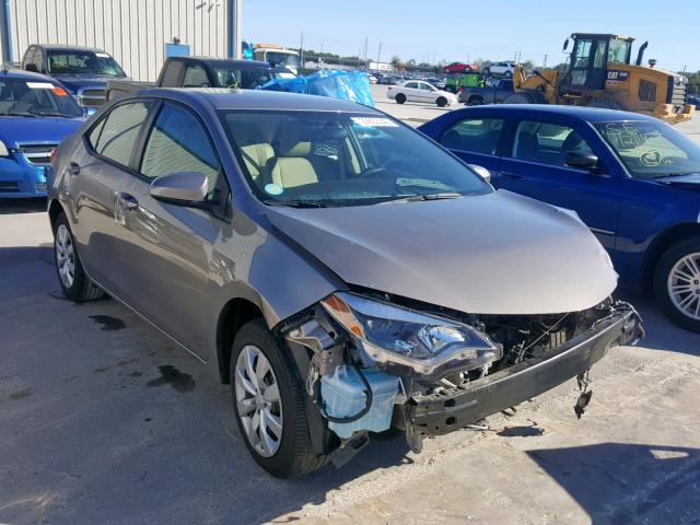 2T1BURHE4GC507825 - 2016 TOYOTA COROLLA L ნაცრისფერი ფოტო 1