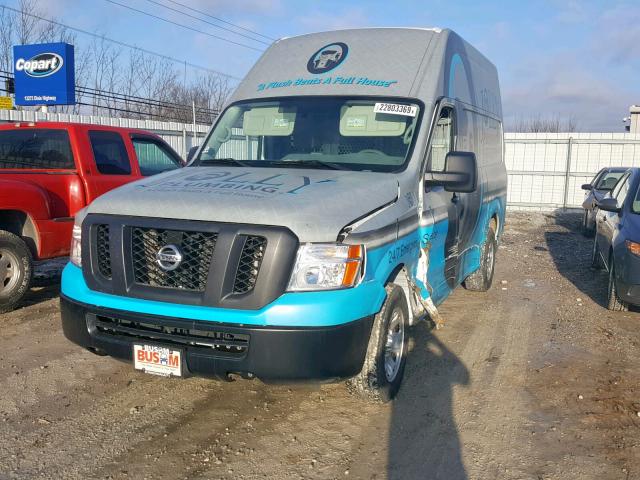 1N6BF0LY4GN811254 - 2016 NISSAN NV 2500 S WHITE photo 2