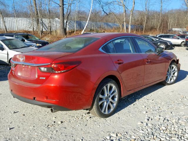 JM1GJ1V60F1177889 - 2015 MAZDA 6 TOURING RED photo 4