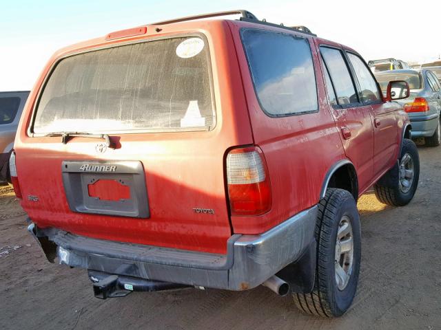 JT3HN86R2W0164131 - 1998 TOYOTA 4RUNNER SR RED photo 4