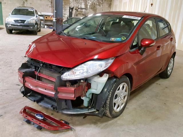 3FADP4EJ4DM223088 - 2013 FORD FIESTA SE 红色 照片 2