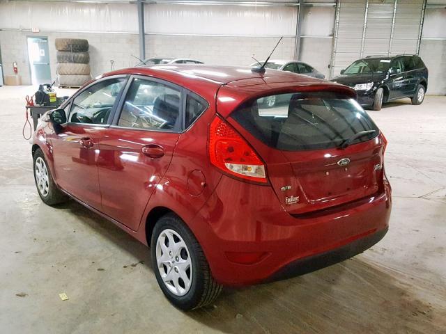 3FADP4EJ4DM223088 - 2013 FORD FIESTA SE 红色 照片 3