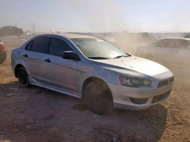 JA32U1FU8AU007249 - 2010 MITSUBISHI LANCER DE SILVER photo 1