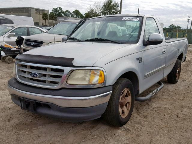 1FTRF17W51NB42743 - 2001 FORD F150 SILVER photo 2