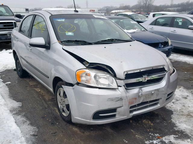 KL1TD5DEXBB137322 - 2011 CHEVROLET AVEO LS SILVER photo 1