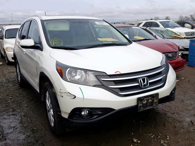 5J6RM3H72EL029532 - 2014 HONDA CR-V EXL WHITE photo 1