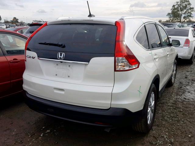 5J6RM3H72EL029532 - 2014 HONDA CR-V EXL WHITE photo 4