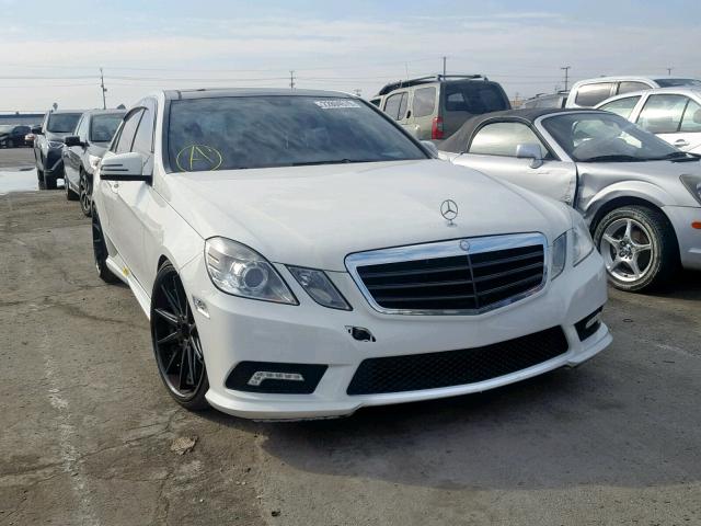 WDDHF5GB8BA281747 - 2011 MERCEDES-BENZ E 350 WHITE photo 1