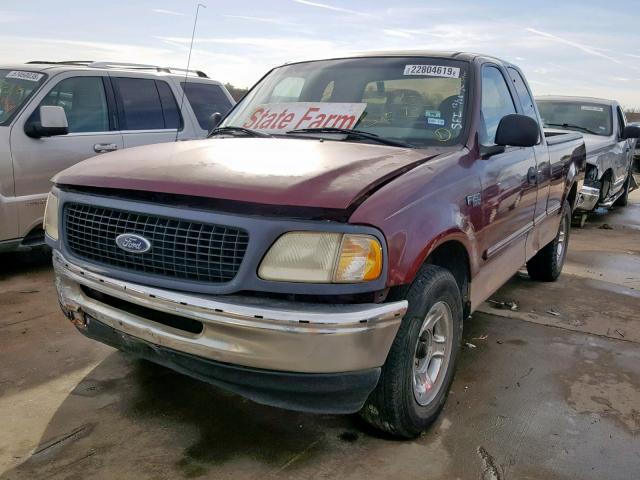 2FTDX1720VCA99817 - 1997 FORD F150 BURGUNDY photo 2